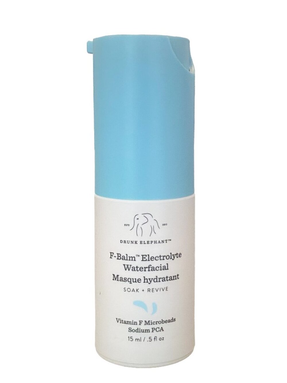 Drunk Elephant F-Balm Electrolyte Waterfacial Hydration Mask Midi 15ml New